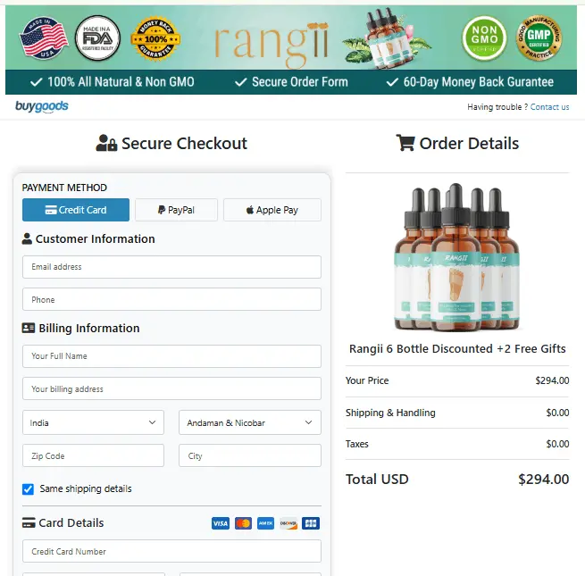 rangii order